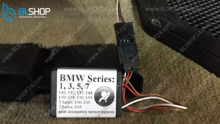 Installation instructions – seat occupancy sensor emulator – BMW 4 pin ...